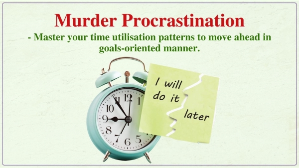 Murder Procrastination Online Workshop